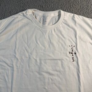 Travis Scott Cactus Jack Mens White Short Sleeve Graphic T-Shirt Large